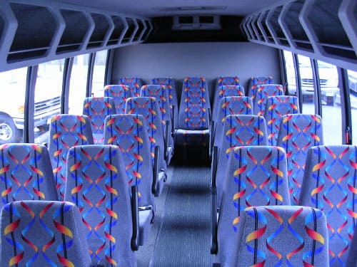 Council Bluffs 15-35 Passenger Minibuses Interior