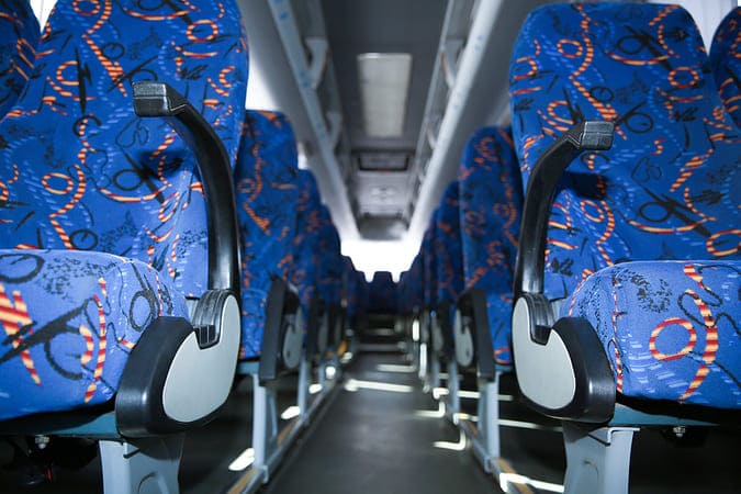 Council Bluffs 47-56 Passenger Charter Buses Interior