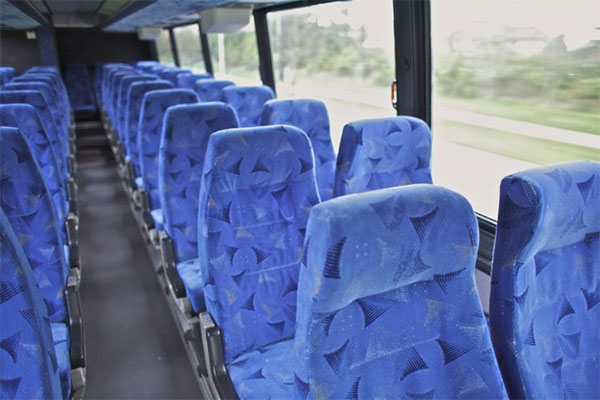 Council Bluffs 56 Passenger Motor Coaches Interior