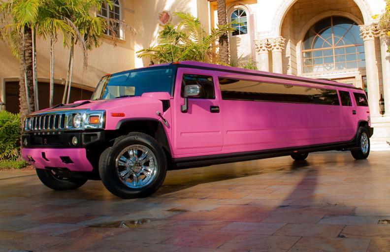 Council Bluffs Pink Hummer Limo
